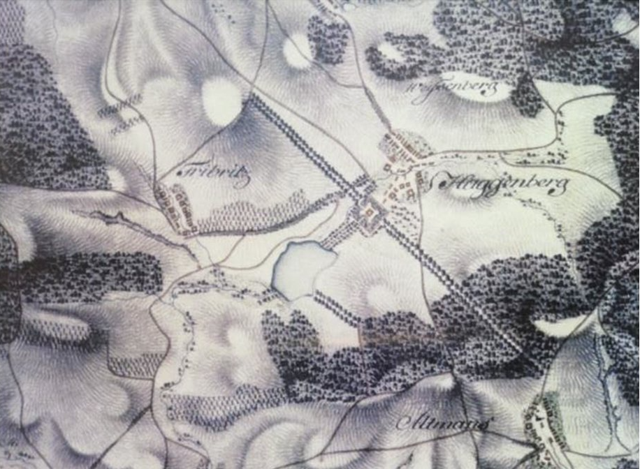 Haggenberg alte Karte