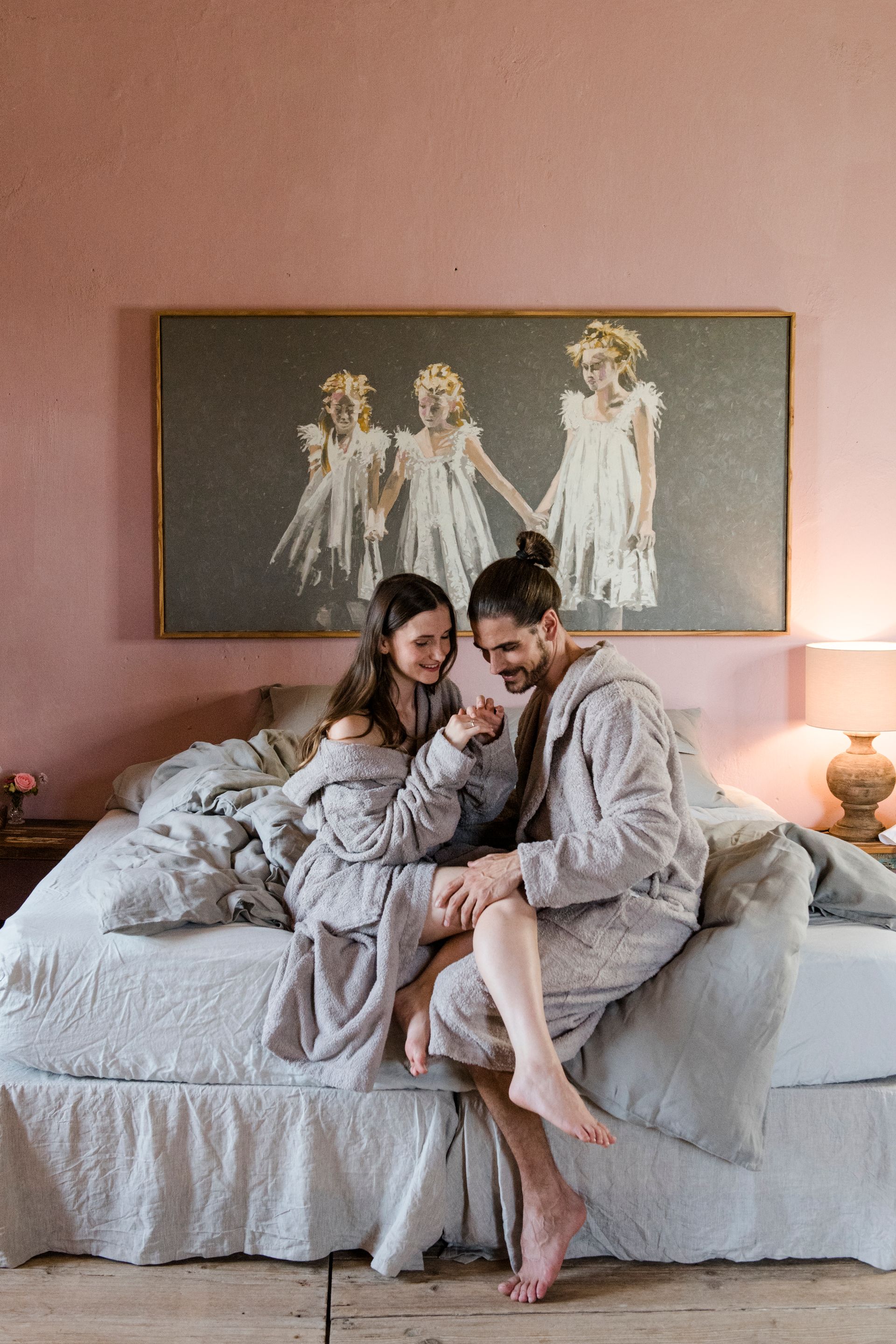 Pärchen im Bett