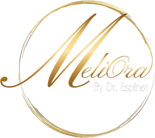 A gold logo on a white background featuring the script text