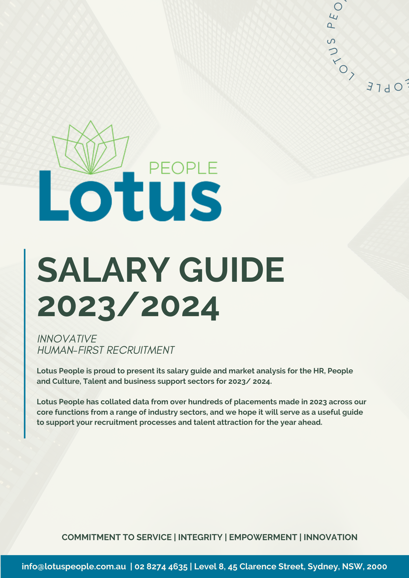 Lotus People Salary Guide 2023 And 2024