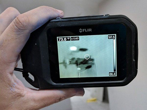 camera to spot water damage