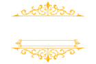 Gold ornamental frame with space for text.
