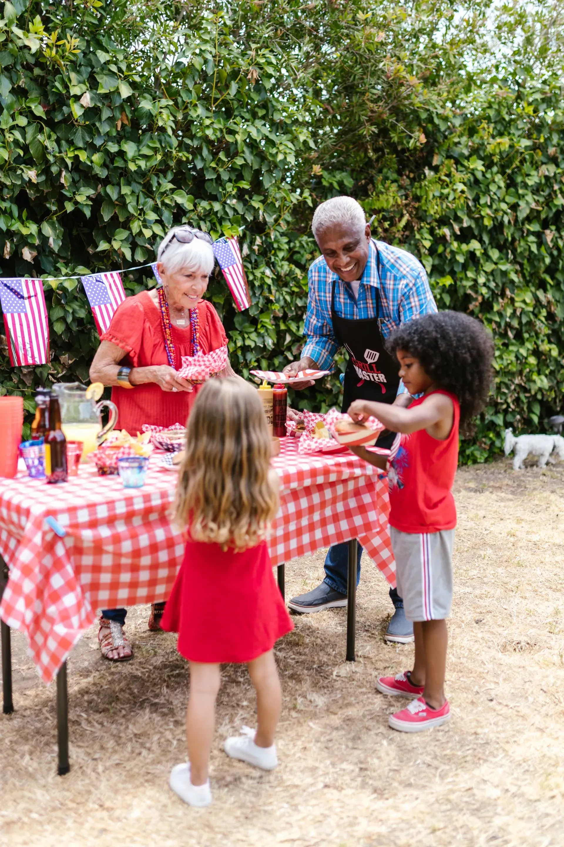 grandparents with montessori children