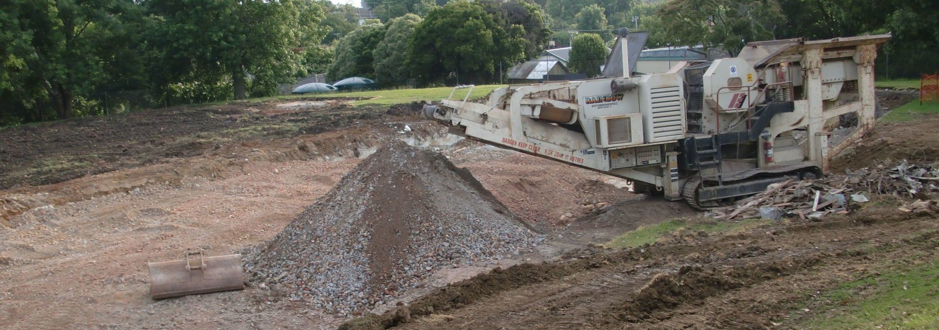 An image of industrial excavation in Gippsland