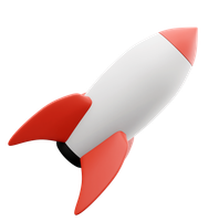 3D rocket icon representing progress and Admire ABA Therapy website coming soon