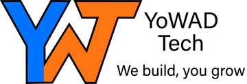 Logo for YoWAD Tech, featuring stylized
