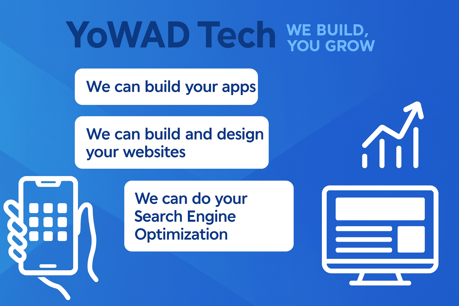 Showing a computer on a desk with office supplies.