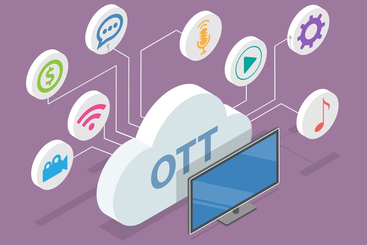 Conceptual Illustration of OTT Platform.