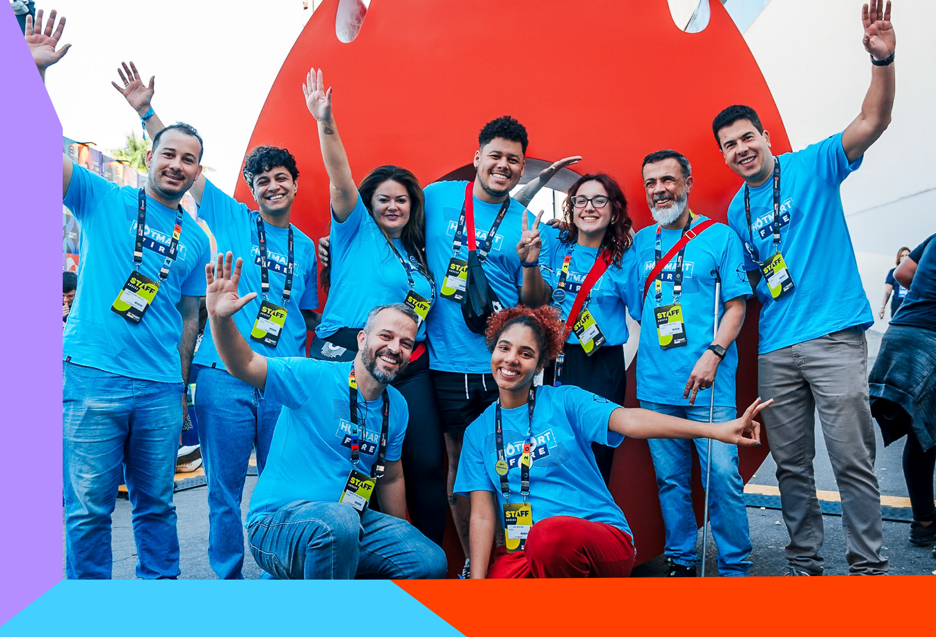 Squad de inclusão no Hotmart Fire 2024.