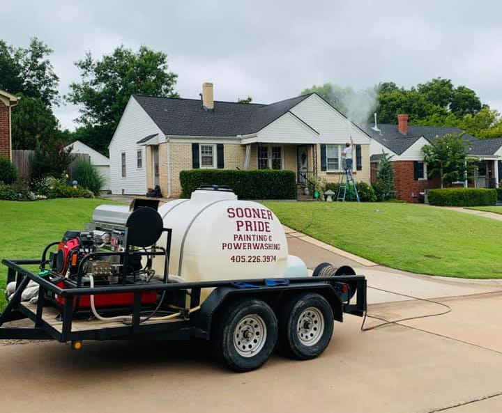 Painting House Outdoor — Oklahoma City, OK — Sooner Pride & Power Washing