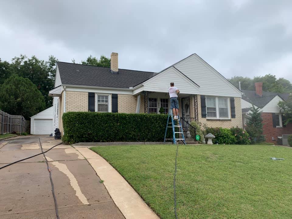 First Coat Painting House Outdoor — Oklahoma City, OK — Sooner Pride & Power Washing