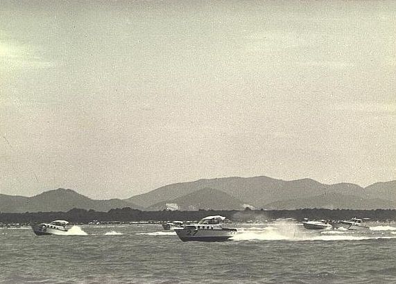 Primo piano motoscafo