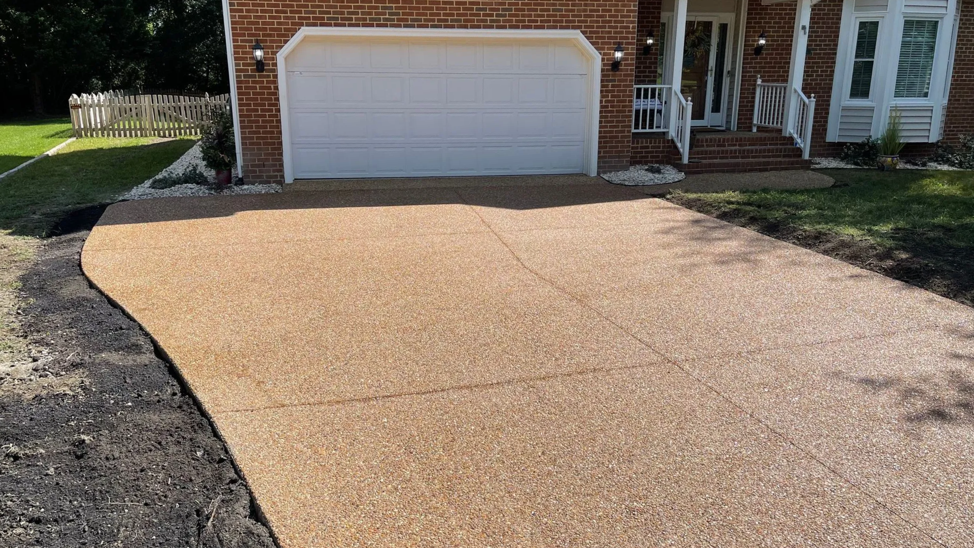 Concrete driveway installation in Chesterfield VA