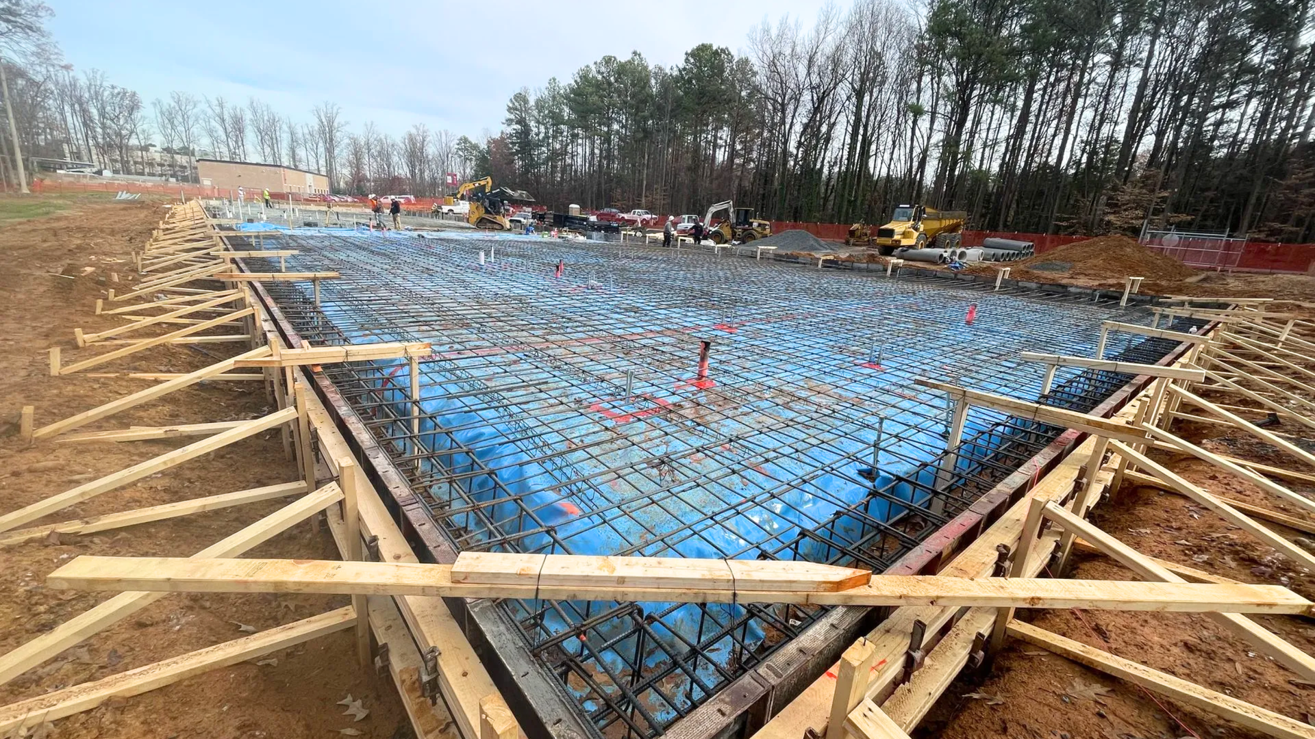 Concrete foundations and footings installation in Chesterfield VA for residential and commercial