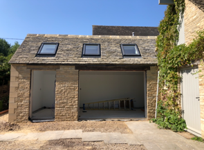 Converted heritage-style garage into a garden room.