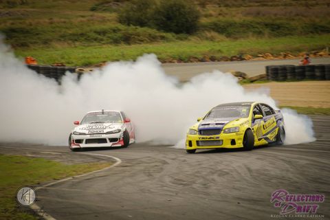 drifting drift car D1NZ Fanga Dan Drew Donovan