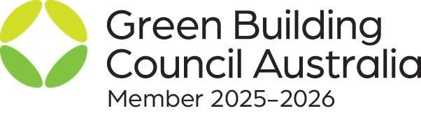 The green building council australia logo is a member of the green building council australia.