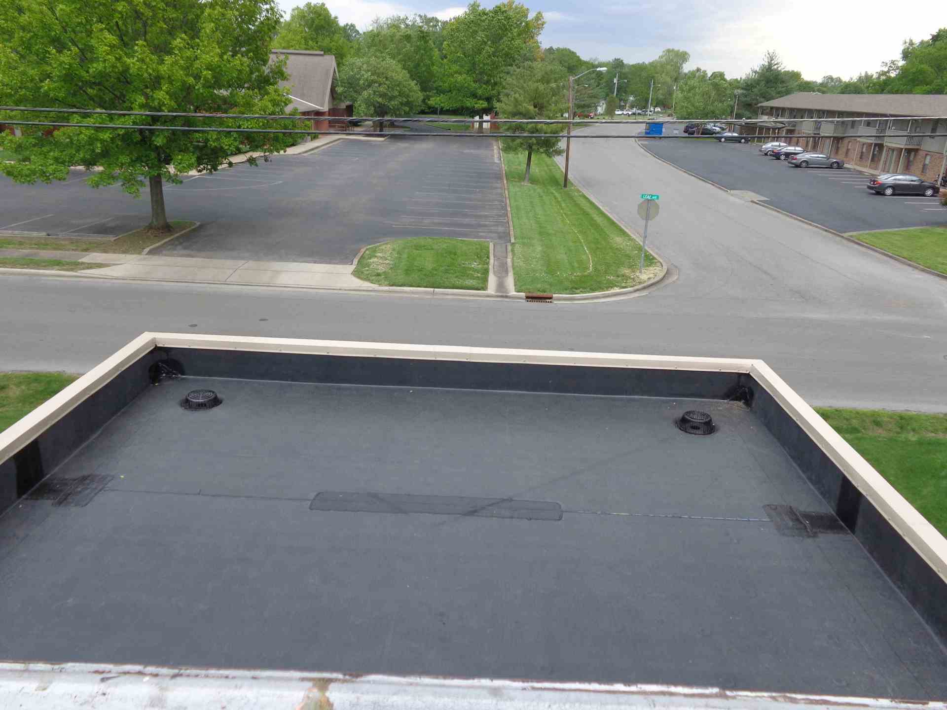 Asphalt — Dental Associates Front Entry Flat Installation in Murfreesboro, TN