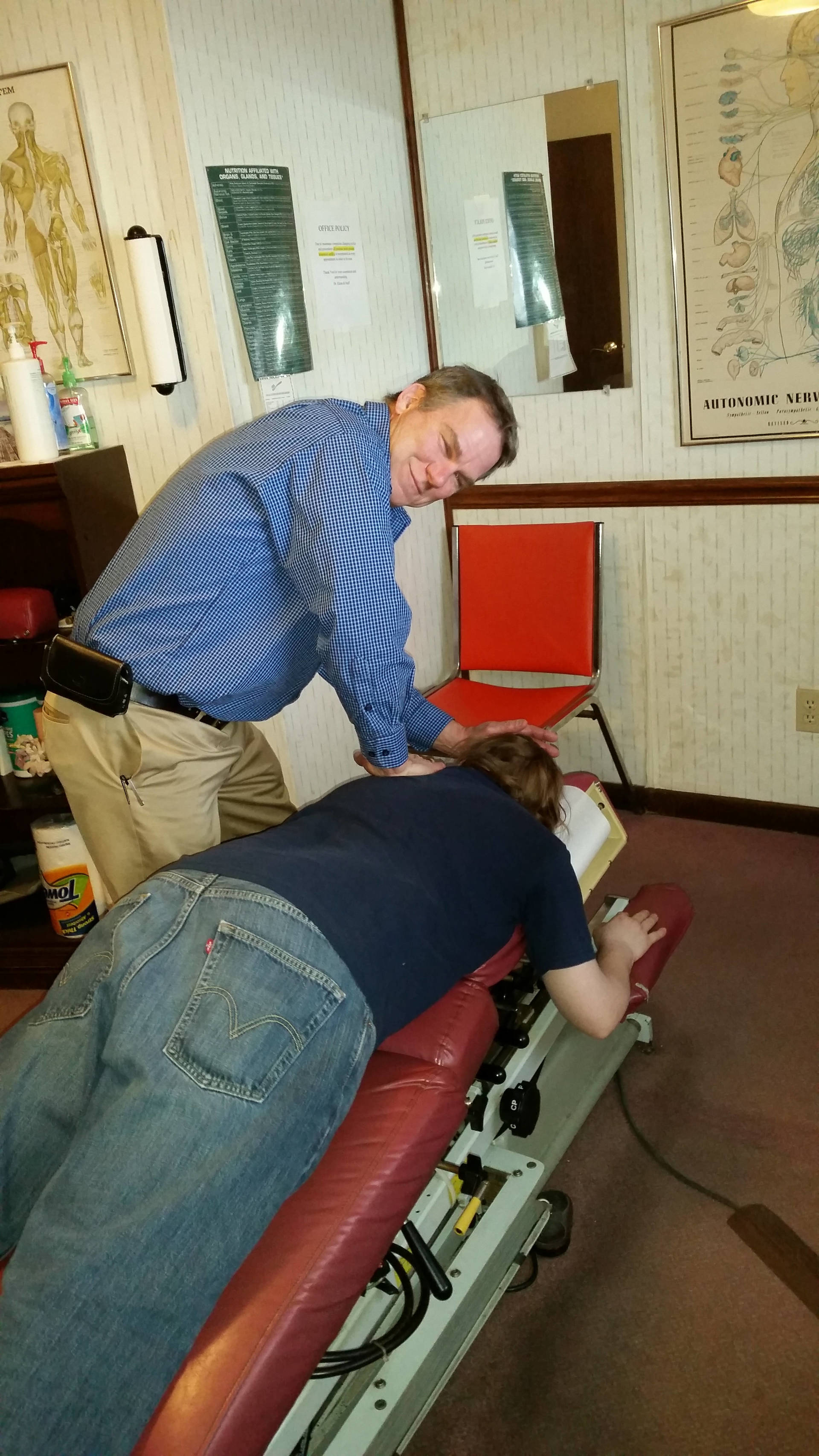 Patient Adjustment - CHIROPRACTIC TREATMENT CENTER IN BELLEFONTAINE, OH