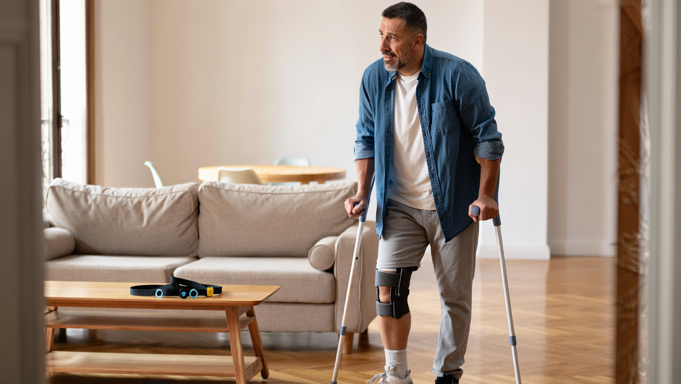 Total Ankle Arthroplasty Rehabilitation at home