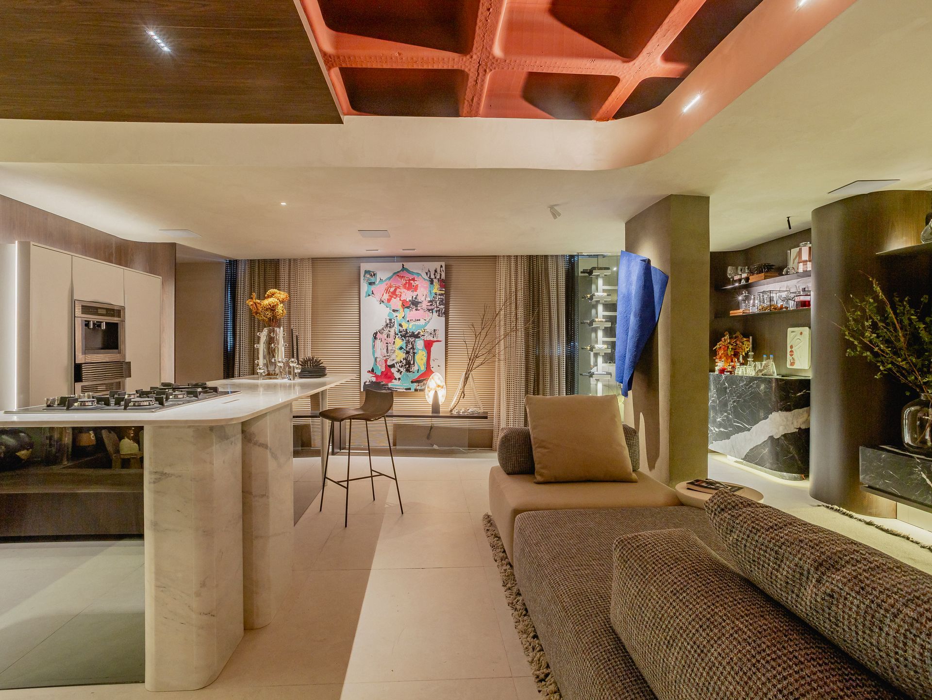 Loft Negroni: Conforto, Arte e Sofisticação no Refúgio de um Solteiro Urbano