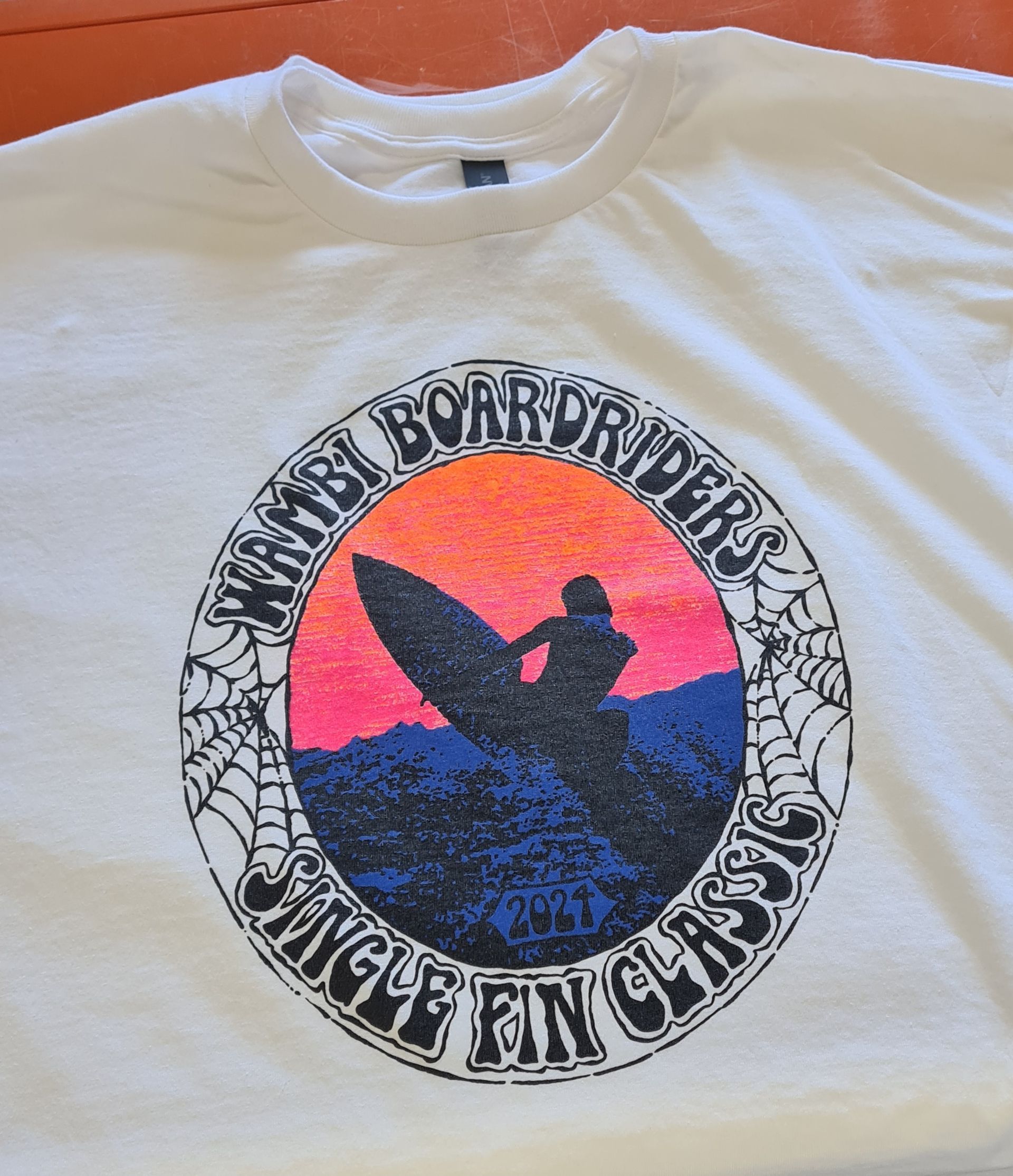 A Grey Screen Printed Shirt — CKM Screen Printing in West Gosford, NSW