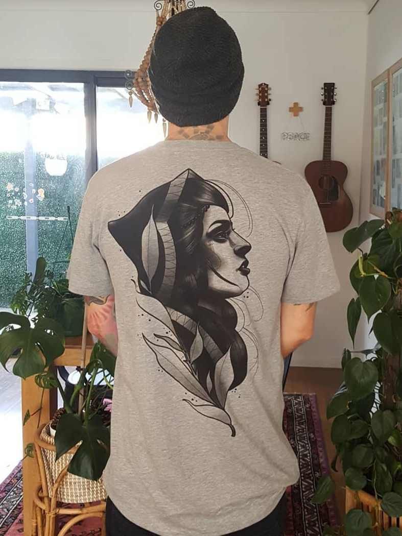 Black Shirt With Custom Print — CKM Screen Printing in West Tuggerah, NSW