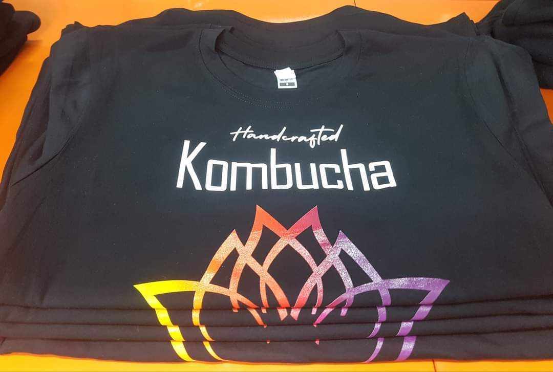 Graphic Shirt with Kombucha on— CKM Screen Printing in West Tuggerah, NSW