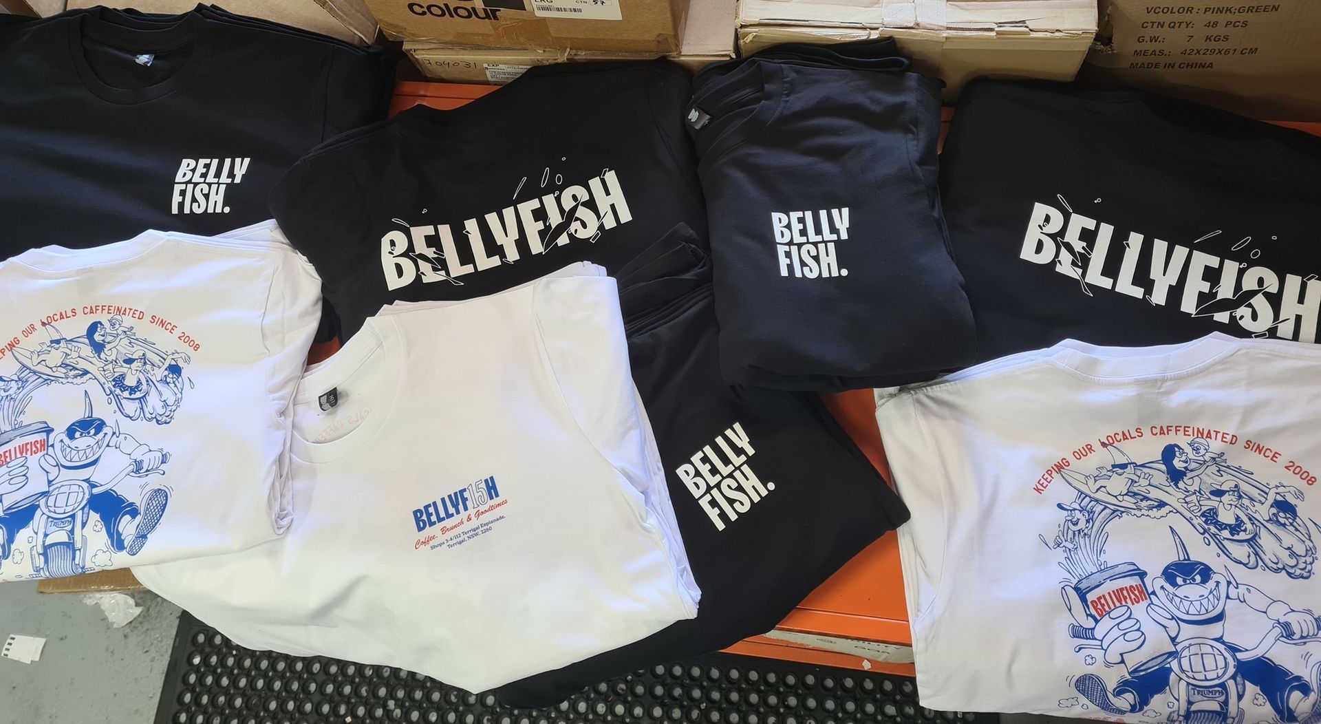 Bellyfish T Shirts — CKM Screen Printing in West Gosford, NSW