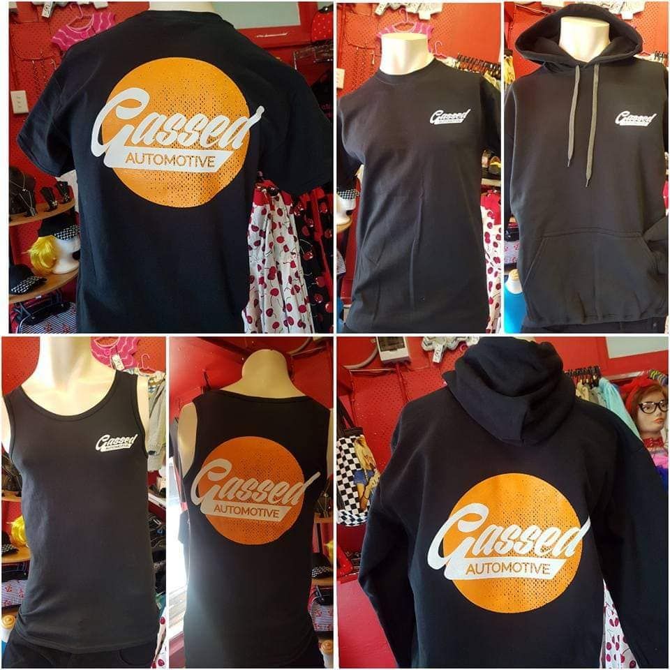 Gassed Auto T Shirts — CKM Screen Printing in West Gosford, NSW