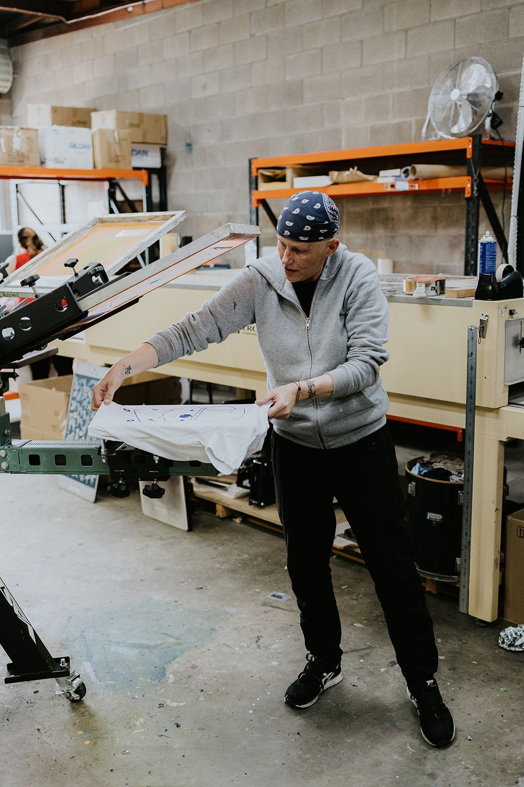 The Back of A Woman Wearing a Black T-Shirt with A Poem on It — CKM Screen Printing in West Tuggerah, NSW