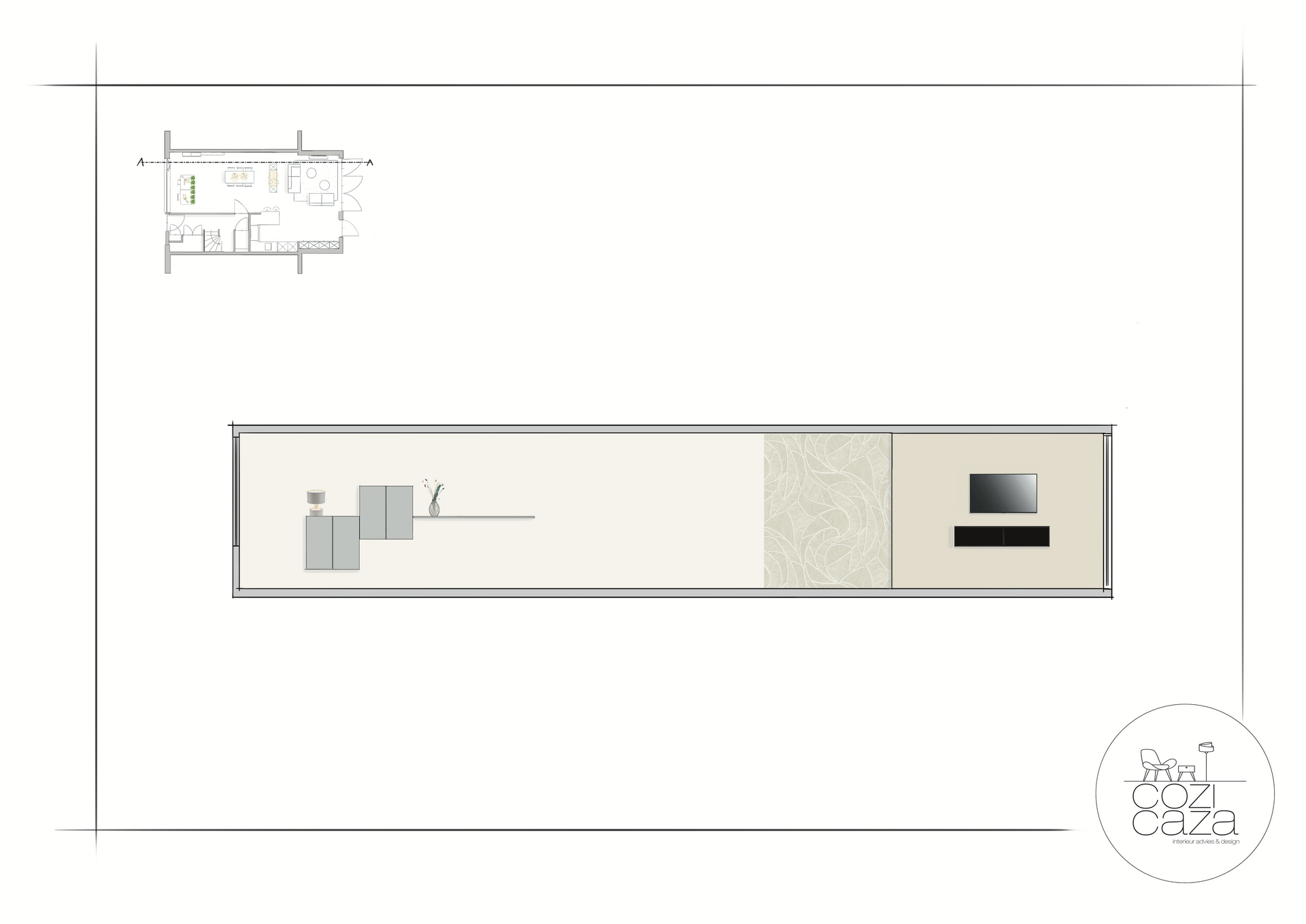 doorsnede woning tekening