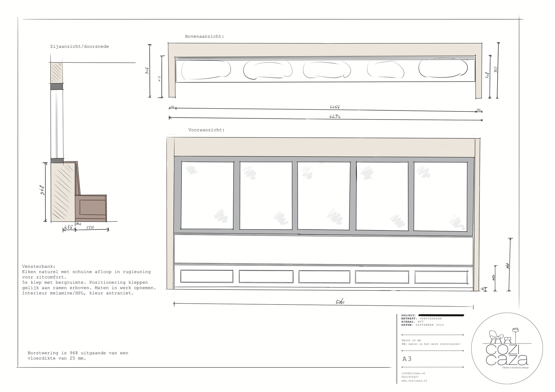 Werktekeningen voor maatwerk