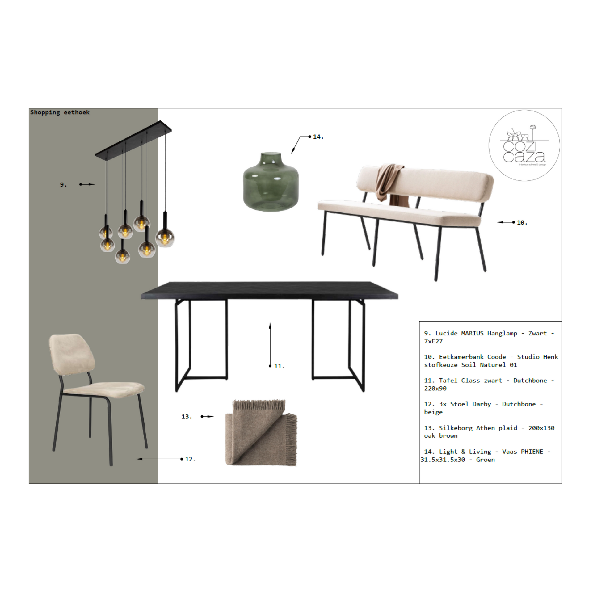 Shopping pagina interieur ontwerp