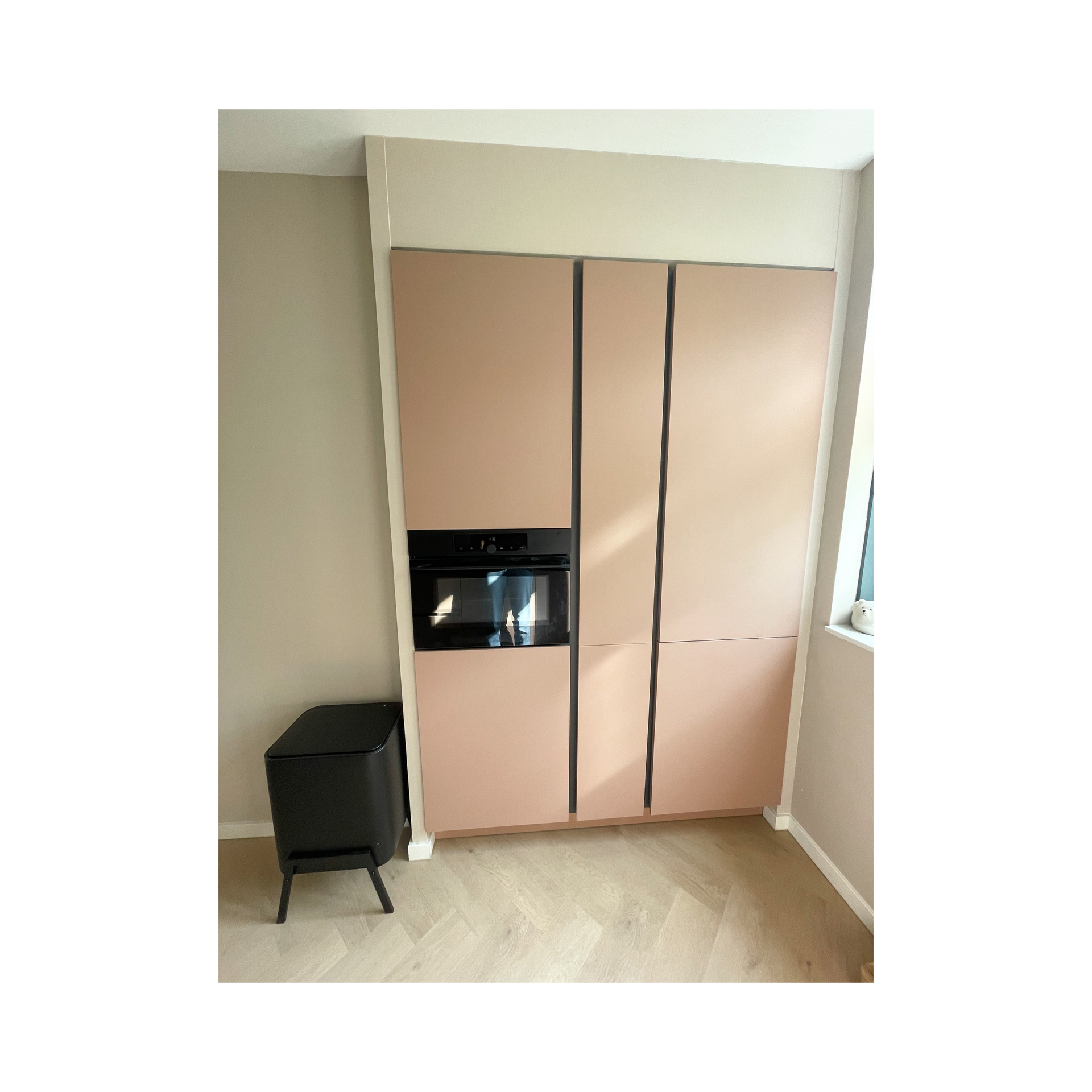 Inbouw kastdeuren in een keuken