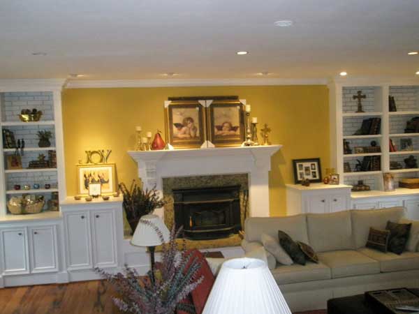 Siding Replacement — Fire pit in the living room in Woodbridge, VA