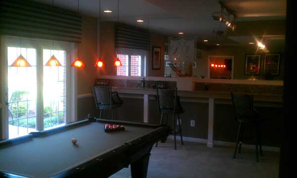 Roof — Game room pool table right side in Woodbridge, VA