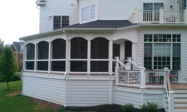 Free Deck Plans — House deck and stairs in Woodbridge, VA