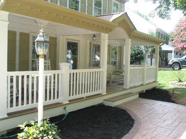 Wood Work Bench — Beautiful house with styled porches in Woodbridge, VA