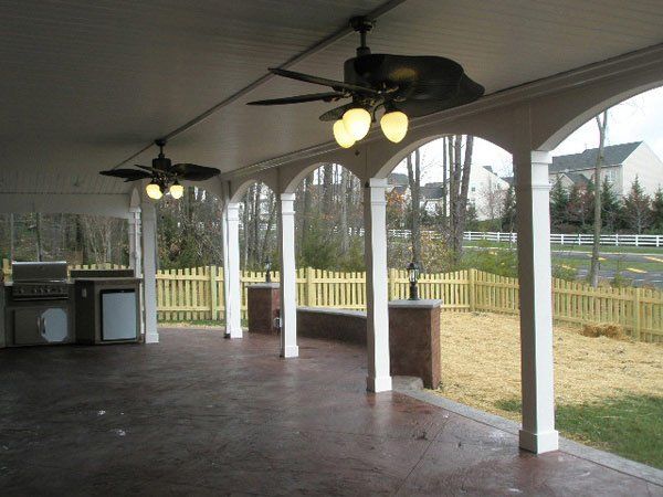 Darn — Two ceiling fan in the deck in Woodbridge, VA