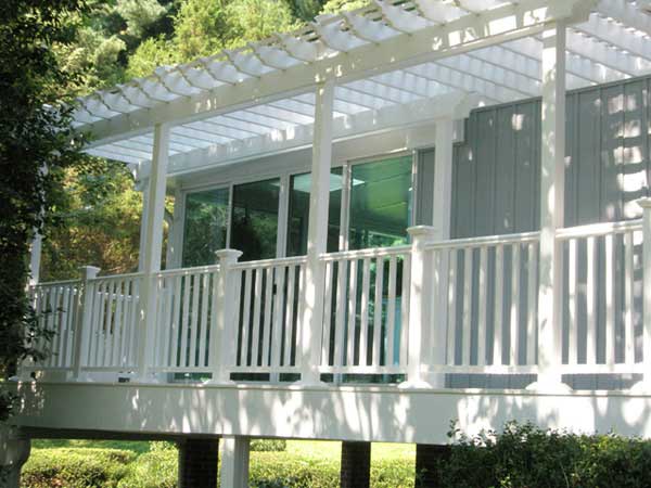 Balcony — Clear door in deck in Woodbridge, VA
