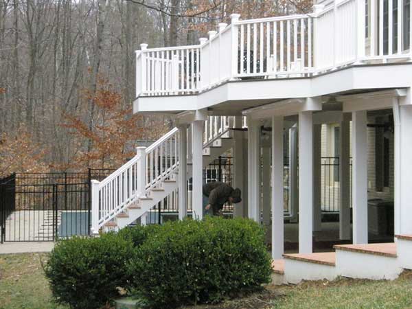 Passageway — Stairs and Deck in Woodbridge, VA