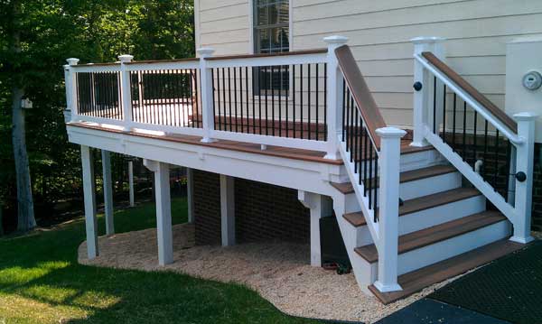 Recreate — Designed Deck of House D in Woodbridge, VA