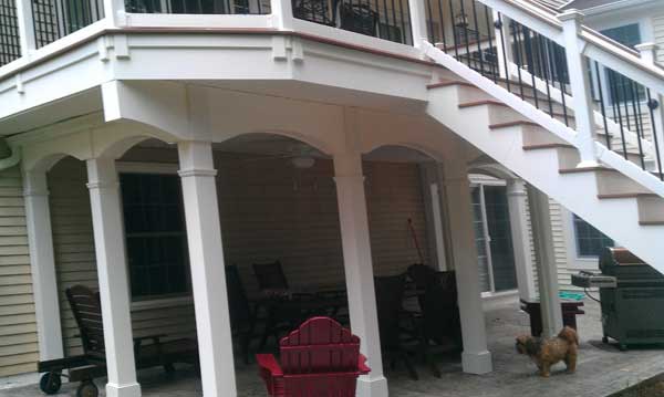 Renovate — Long stairs and deck in Woodbridge, VA