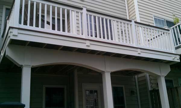 Recast — Designed Deck of House C in Woodbridge, VA