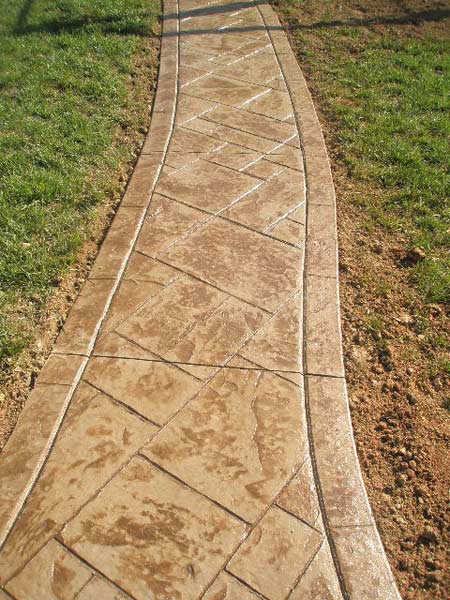 Drain — Rectangle style of stone hallway in Woodbridge, VA