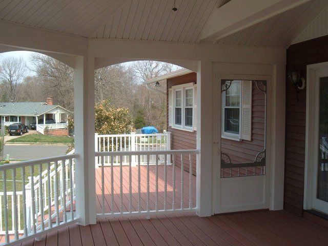 Design Shed Plan — Designed porches with wooden floor in Woodbridge, VA