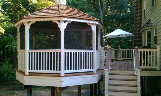 Redesign — Deck and gazebo in Woodbridge, VA