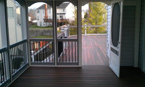 Efficiency — Custom decks with clear window A in Woodbridge, VA