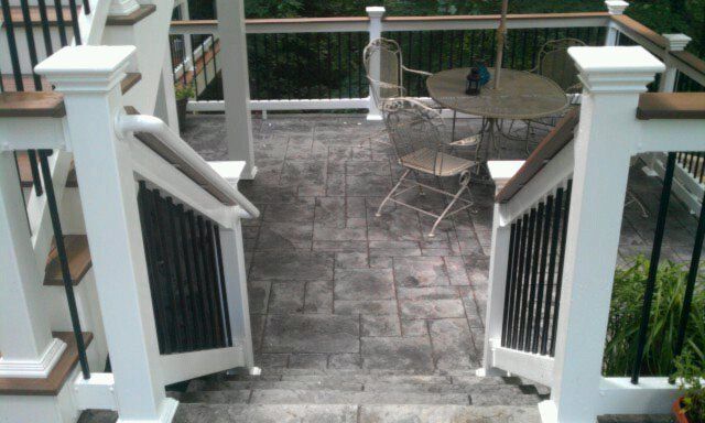 Precise — Stairs and deck with rable and chairs in Woodbridge, VA
